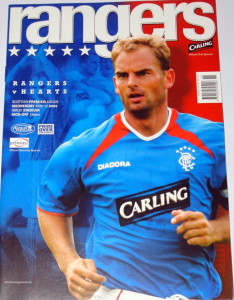 rangers v hearts 2004 programme