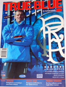 rangers v kilmarnock 2005 programme