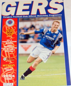 rangers v motherwell 1998 october