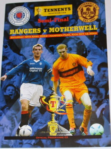 rangers v motherwell 2003 cup