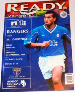 rangers v st johnston 1999