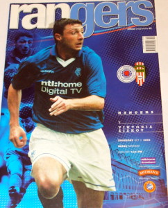 rangers v vicktoia programme