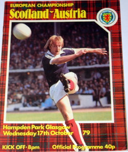 scotland v austria 1979 programme