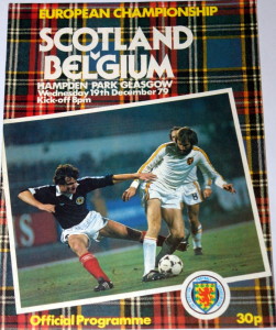 scotland v belgium 1979