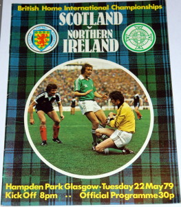 scotland v northern ireland 1979 programme