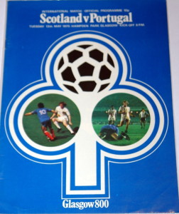 scotlnd portugal 1975 programme