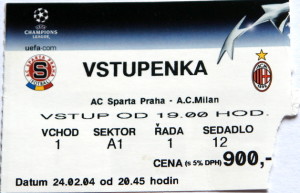 sparta prague v ac milan