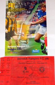 berwick rangers v rangers