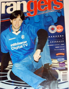 rangers v aberdeen 2002 programme