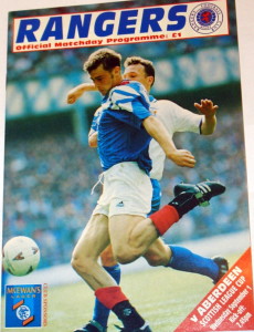 rangers v aberdeen sept programme