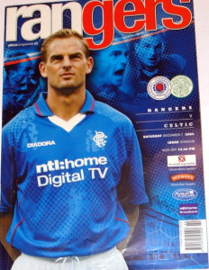 rangers v celtic 2002 programme