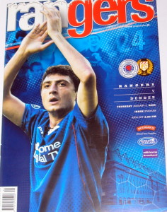 rangers v dundee 2003 programme