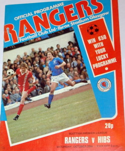 rangers v hibs october programme