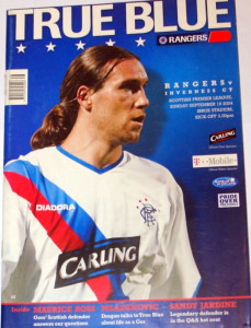 rangers v inverness 2004 programme