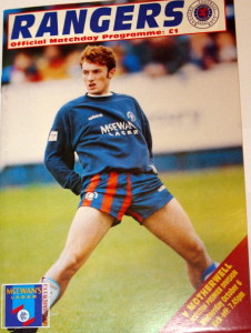 rangers v motherwell oct programme