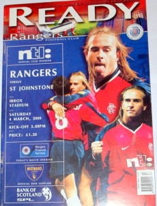 rangers v st johnstone 2000 programme