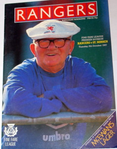 rangers v st mirren 1987 programme