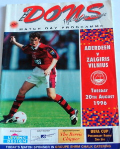 aberdeen v zalgris vilnis 1996