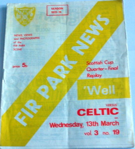 motherwell v celtic 1973