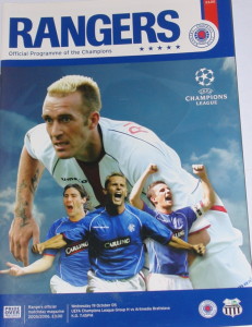 rangers v bratislava european