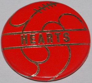 hearts button badge