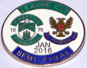 hibs v st johnstone badge