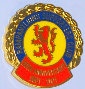 rampantlions supporters badge 20 years