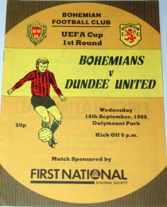 bohemians v united 1985