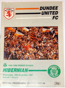 dundee united v hibs 1987