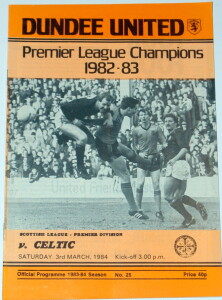 united v celtic 1984