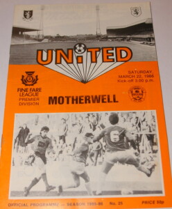 united v motherwell 86