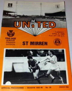 united v st mirren 1986