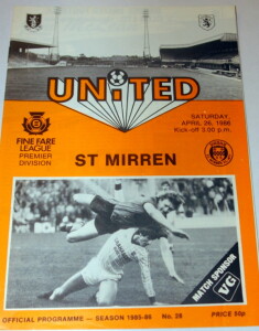 united v st mirren 1986 april