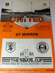 united v st mirren 85