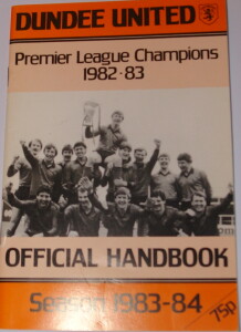 Dundee United handbook 83=84