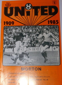 Dundee United v morton april 1985