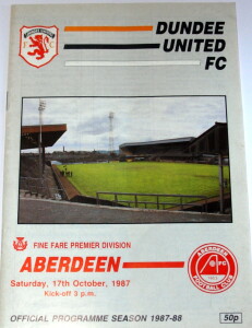 Dundee united v aberdeen 1987 oct