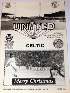 dundee united v celtic dec 1985