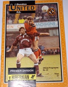 dundee united v hibernian 1994