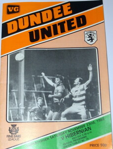 dundee united v hibernian nov 1986