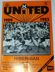 dundee united v hibs feb 1985