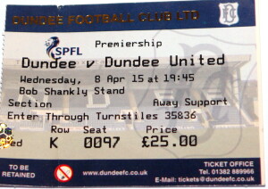 dundee v dundee united april stub