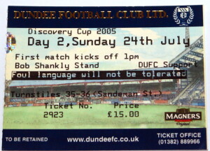 dundee v dundee united discory 2005 stub