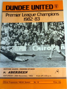 united v aberdeen 1983 nov