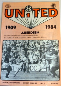 united v aberdeen august 1984