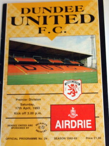 united v airdrie april 1993