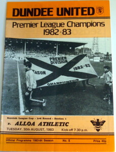 united v alloa aug 1983