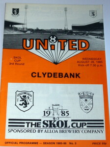 united v clydebank 1985