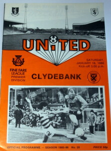 united v clydebank 1986