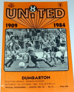 united v dumbarton 1984